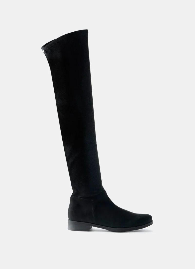 black over the knee boots for women