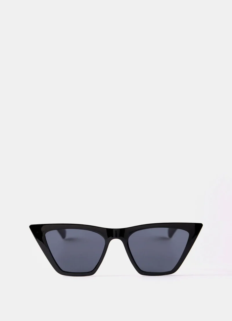 cat eye sunglasses black