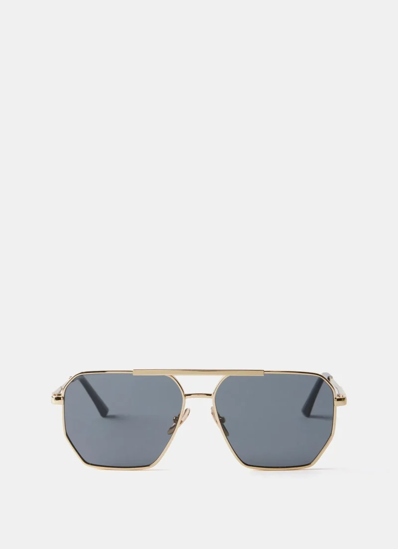 gold aviator sunglasses classic style