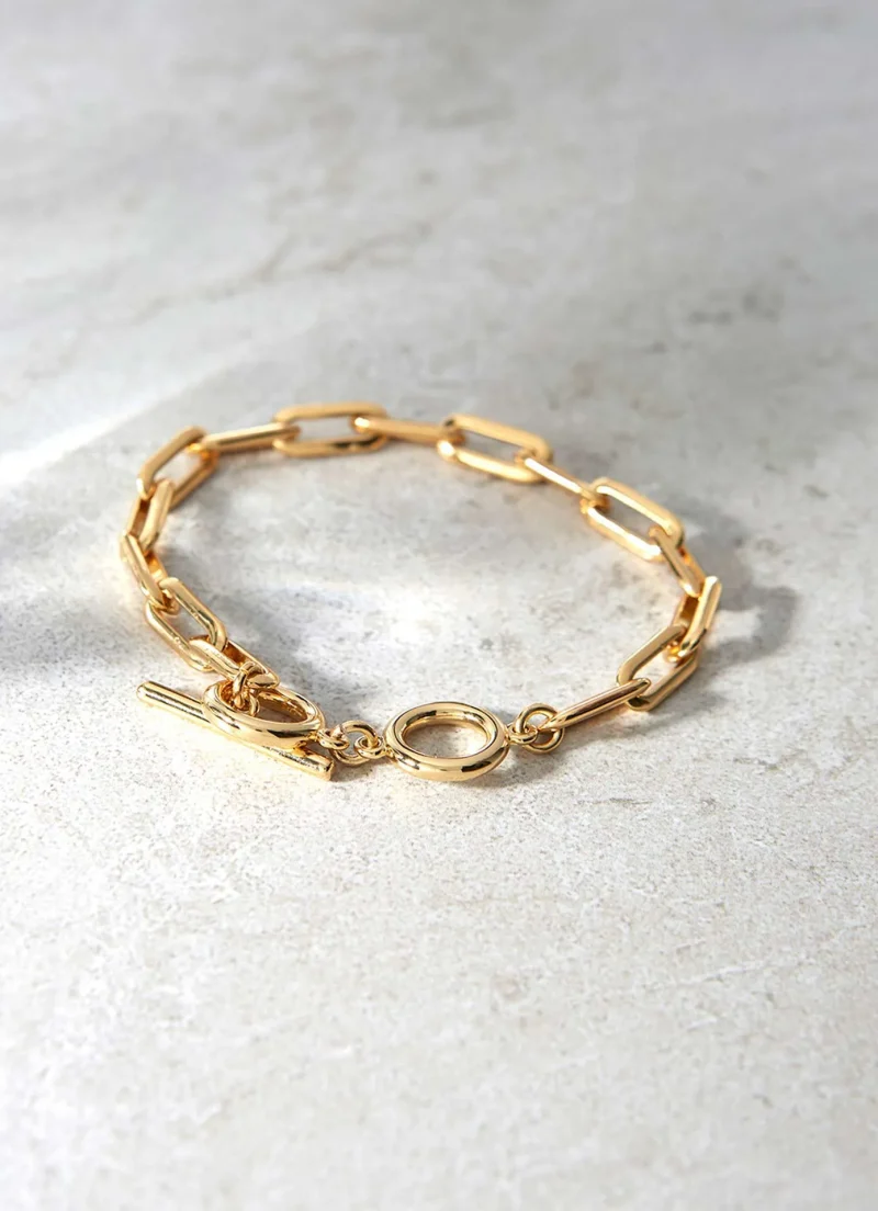 gold chain bracelet plated