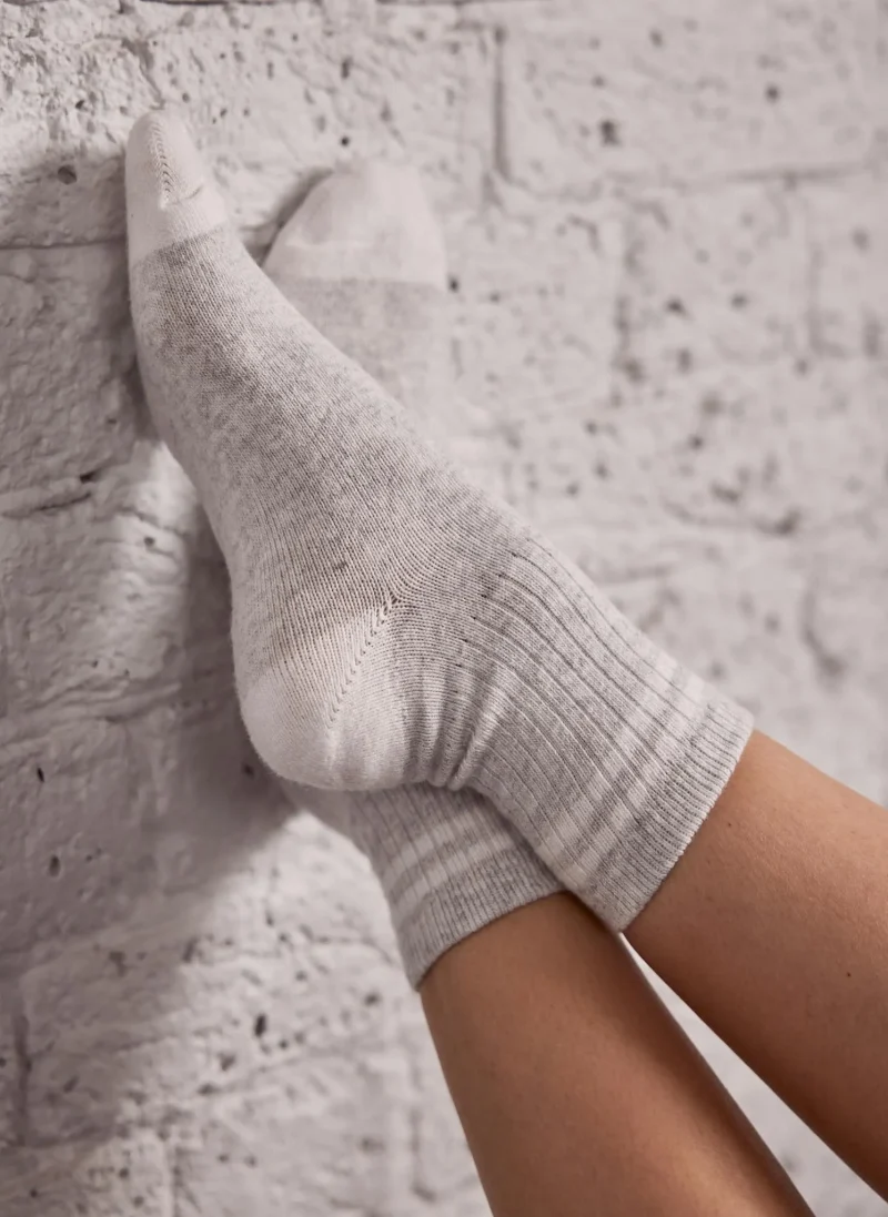 grey ankle socks for comfort style