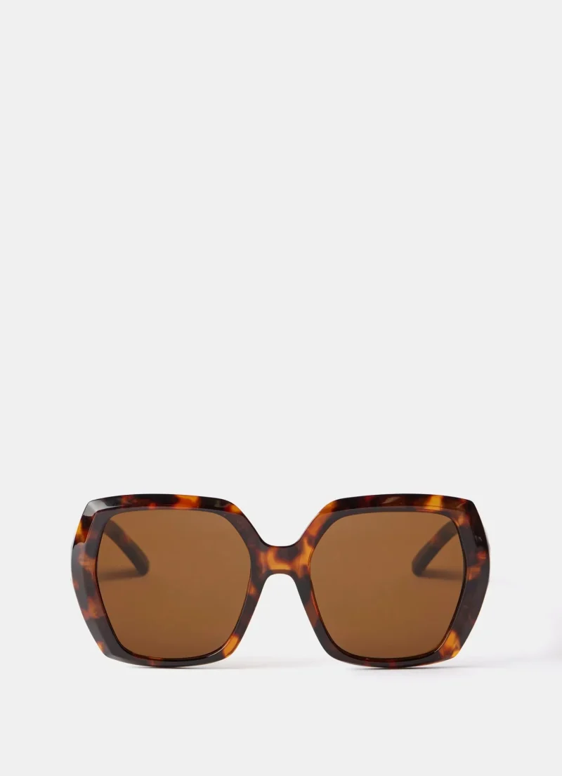 oversized brown sunglasses for men women