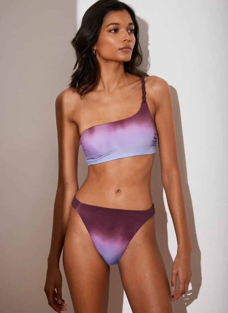 purple ombr swim bottoms