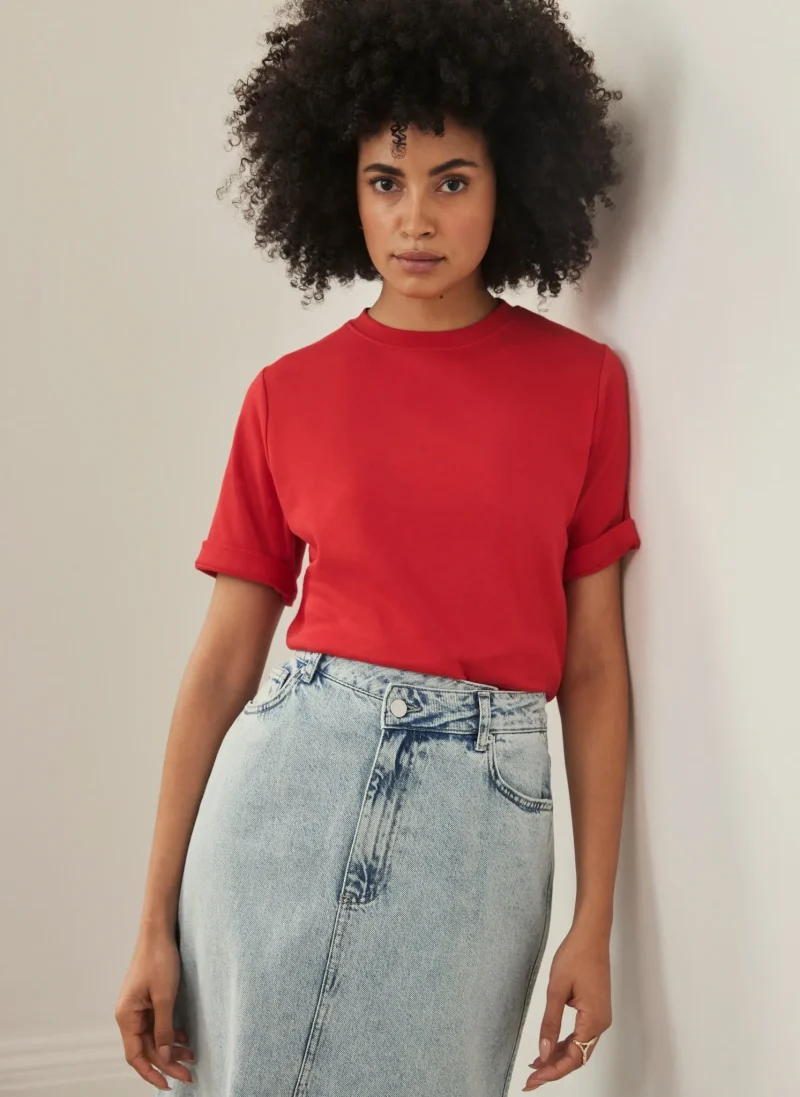 ultimate soft cotton red t shirt